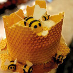 A colmeia em pasta de açúcar